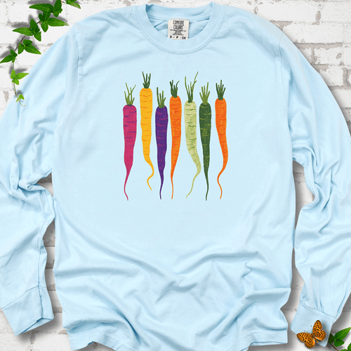 Rainbow Carrots Long Sleeve T-Shirt