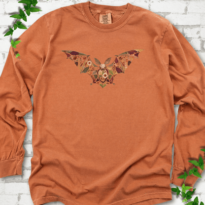 Pressed Flower Bat LS T-Shirt