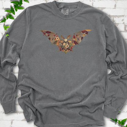 Pressed Flower Bat LS T-Shirt
