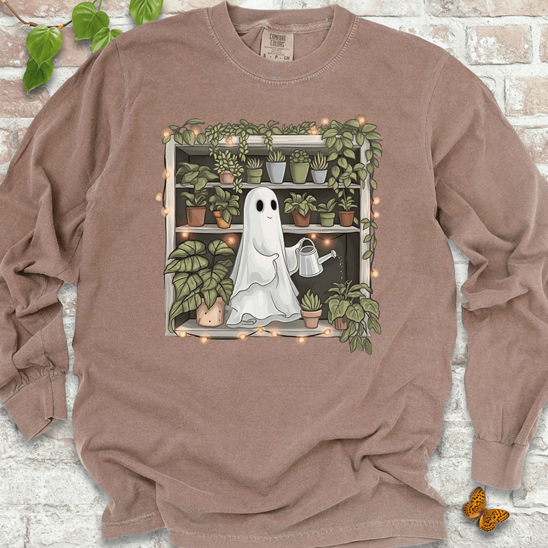 Haunted Houseplants Long Sleeve T-Shirt