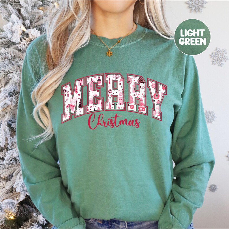 Comfort Colors Christmas Crewneck