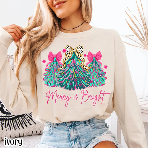 Long Sleeve Shirt Merry Bright
